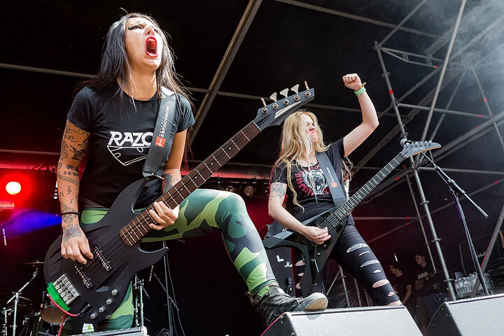 Nervosa @ Antwerp Metal Fest 2017