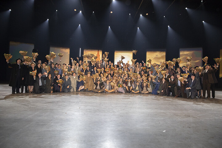 Persmoment première spektakel-musical 40-45 @ Studio100 pop-up theater