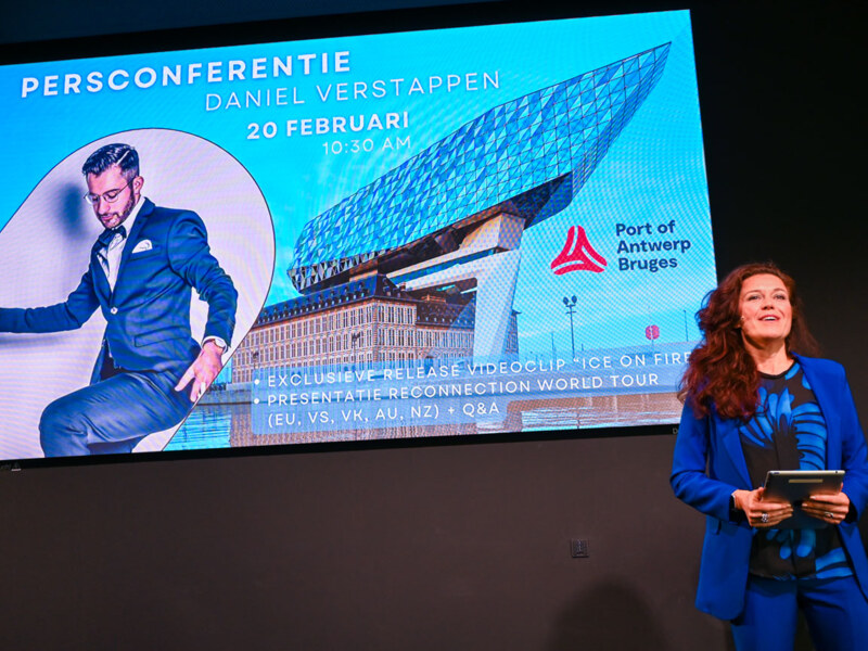 Persvoorstelling Daniel Verstappen World Tour & videoclip 'Ice on Fire' @ Havenhuis Antwerpen
