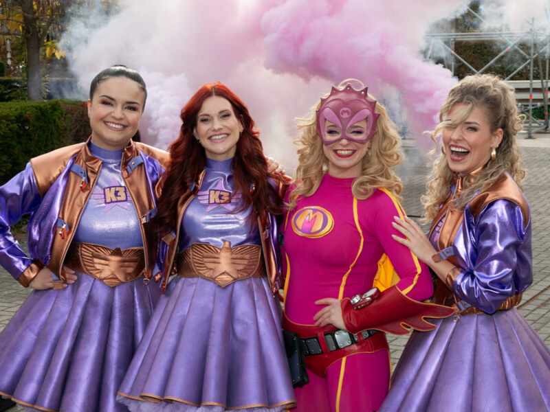 Persvoorstelling Superhelden Show K3