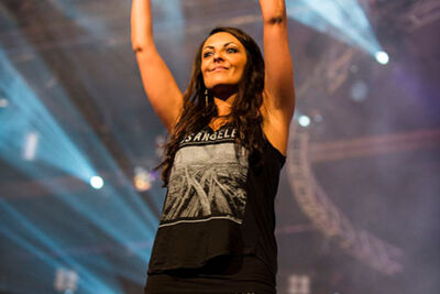 Q-Music De Foute Party 2013: podia, picture 10, photographed by Jonas Wallecan - FrontView Magazine