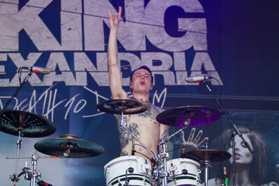 Asking Alexandria @ Vainstream Rockfest, picture 31, photographed by Dorien Goetschalckx - FrontView Magazine