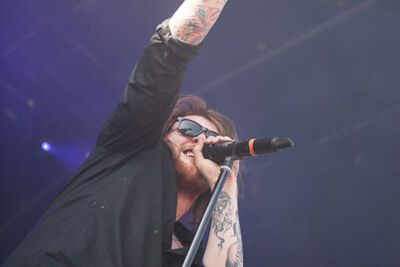 Asking Alexandria @ Vainstream Rockfest, picture 32, photographed by Dorien Goetschalckx - FrontView Magazine