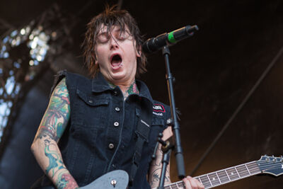Asking Alexandria @ Vainstream Rockfest, picture 33, photographed by Dorien Goetschalckx - FrontView Magazine