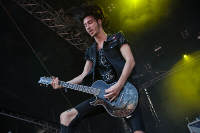 Asking Alexandria @ Vainstream Rockfest, picture 34, photographed by Dorien Goetschalckx - FrontView Magazine