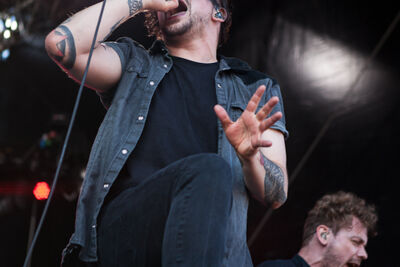 Callejon @ Vainstream Rockfest, picture 6, photographed by Dorien Goetschalckx - FrontView Magazine