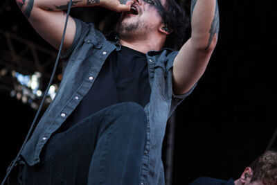 Callejon @ Vainstream Rockfest, picture 10, photographed by Dorien Goetschalckx - FrontView Magazine