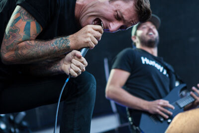 Parkway Drive @ Vainstream Rockfest, picture 25, photographed by Dorien Goetschalckx - FrontView Magazine