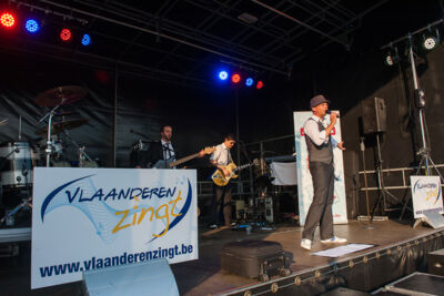 Wim Leys @ Vlaanderen Zingt Averbode, picture 10, photographed by James Van Roosbroeck - FrontView Magazine
