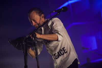 Atoms for Peace @ Lotto Arena, foto 1, foto's door Dorien Goetschalckx - FrontView Magazine
