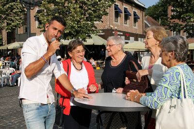 Maarten Cox @ Vlaanderen Zingt in Bilzen, picture 1, photographed by Heidi Elen - FrontView Magazine
