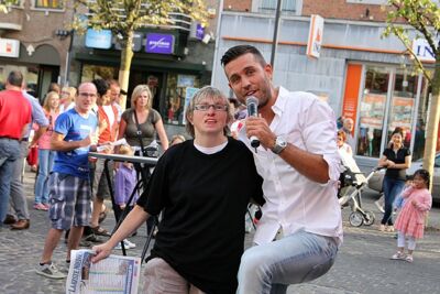 Maarten Cox @ Vlaanderen Zingt in Bilzen, picture 4, photographed by Heidi Elen - FrontView Magazine