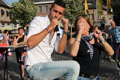 Maarten Cox @ Vlaanderen Zingt in Bilzen, picture 8, photographed by Heidi Elen - FrontView Magazine
