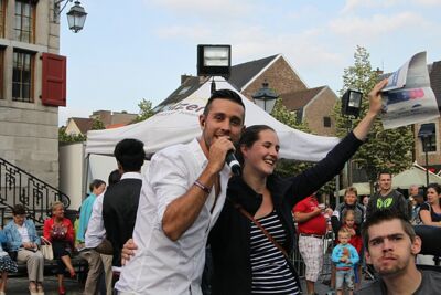 Maarten Cox @ Vlaanderen Zingt in Bilzen, picture 10, photographed by Heidi Elen - FrontView Magazine