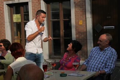Maarten Cox @ Vlaanderen Zingt in Bilzen, picture 21, photographed by Heidi Elen - FrontView Magazine