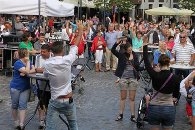Maarten Cox @ Vlaanderen Zingt in Bilzen, picture 26, photographed by Heidi Elen - FrontView Magazine