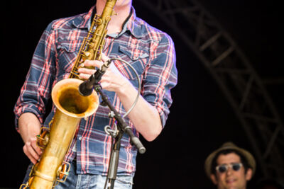 Trombone Shorty @ Les Ardentes, picture 1, photographed by Tom Stessens - FrontView Magazine