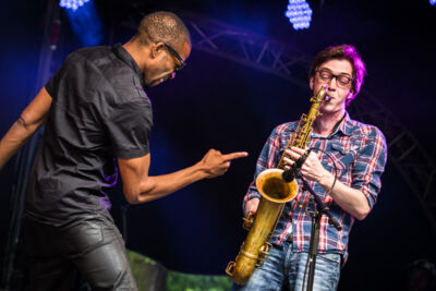Trombone Shorty @ Les Ardentes, picture 7, photographed by Tom Stessens - FrontView Magazine
