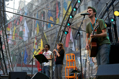 Vlaanderen Muziekland Opnames 11 juli @ Antwerpen, picture 2, photographed by James Van Roosbroeck - FrontView Magazine