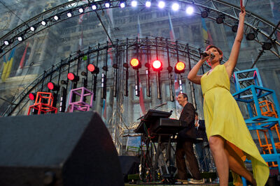 Vlaanderen Muziekland Opnames 11 juli @ Antwerpen, picture 38, photographed by James Van Roosbroeck - FrontView Magazine