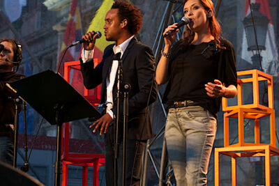 Vlaanderen Muziekland Opnames 11 juli @ Antwerpen, picture 69, photographed by James Van Roosbroeck - FrontView Magazine
