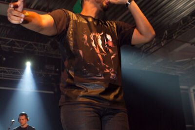 Disiz @ Les Ardentes, picture 1, photographed by Nick De Gregorio - FrontView Magazine
