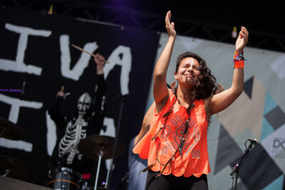 La Chiva Gantiva @ Dour 2013, picture 16, photographed by Dorien Goetschalckx - FrontView Magazine