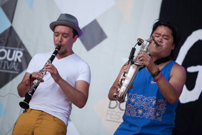 La Chiva Gantiva @ Dour 2013, picture 17, photographed by Dorien Goetschalckx - FrontView Magazine
