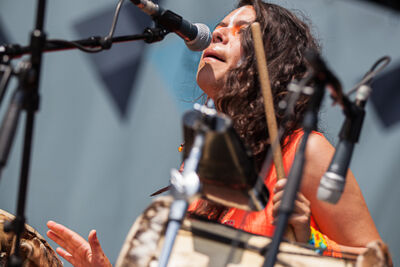 La Chiva Gantiva @ Dour 2013, picture 20, photographed by Dorien Goetschalckx - FrontView Magazine