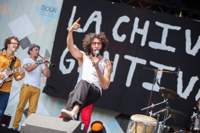 La Chiva Gantiva @ Dour 2013, picture 23, photographed by Dorien Goetschalckx - FrontView Magazine