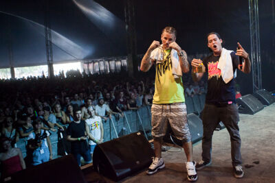 RiFF RAFF @ Dour 2013, picture 5, photographed by Dorien Goetschalckx - FrontView Magazine