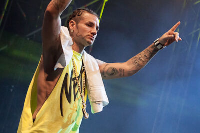 RiFF RAFF @ Dour 2013, picture 20, photographed by Dorien Goetschalckx - FrontView Magazine