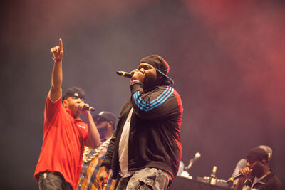 Wu-Tang Clan @ Dour 2013, picture 9, photographed by Dorien Goetschalckx - FrontView Magazine