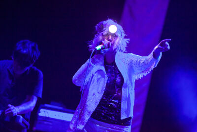 Yeah Yeah Yeahs @ Dour 2013, picture 21, photographed by Dorien Goetschalckx - FrontView Magazine