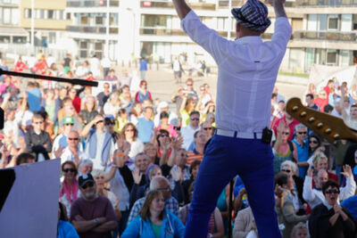 Wim Leys & @ Fundum Vlaanderen Zingt - De Panne, picture 1, photographed by Gino Verhulst - FrontView Magazine