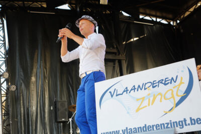 Wim Leys & @ Fundum Vlaanderen Zingt - De Panne, picture 6, photographed by Gino Verhulst - FrontView Magazine