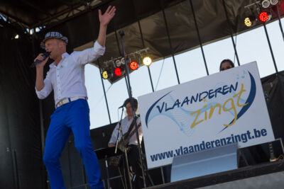 Wim Leys & @ Fundum Vlaanderen Zingt - De Panne, picture 7, photographed by Gino Verhulst - FrontView Magazine
