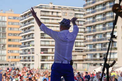 Wim Leys & @ Fundum Vlaanderen Zingt - De Panne, picture 8, photographed by Gino Verhulst - FrontView Magazine