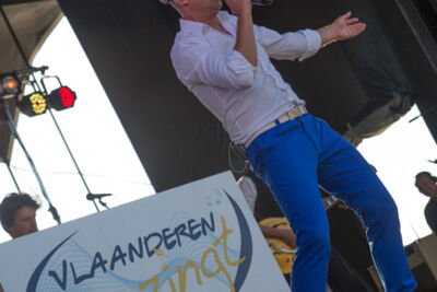 Wim Leys & @ Fundum Vlaanderen Zingt - De Panne, picture 9, photographed by Gino Verhulst - FrontView Magazine