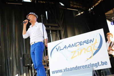 Wim Leys & @ Fundum Vlaanderen Zingt - De Panne, picture 10, photographed by Gino Verhulst - FrontView Magazine