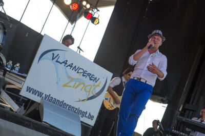 Wim Leys & @ Fundum Vlaanderen Zingt - De Panne, picture 13, photographed by Gino Verhulst - FrontView Magazine