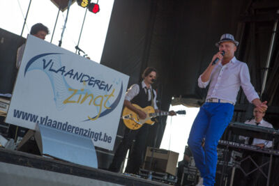Wim Leys & @ Fundum Vlaanderen Zingt - De Panne, picture 14, photographed by Gino Verhulst - FrontView Magazine