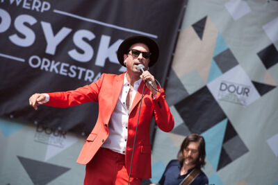 Antwerp Gipsy-Ska Orchestra @ Dour 2013, picture 17, photographed by Dorien Goetschalckx - FrontView Magazine