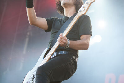 Danko Jones @ Dour 2013, picture 4, photographed by Dorien Goetschalckx - FrontView Magazine