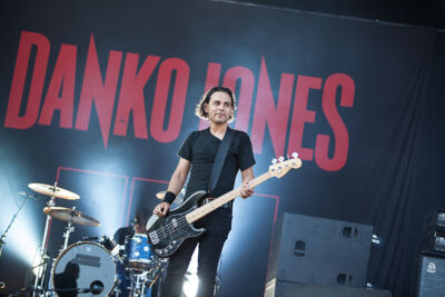 Danko Jones @ Dour 2013, picture 5, photographed by Dorien Goetschalckx - FrontView Magazine