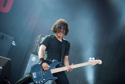 Danko Jones @ Dour 2013, picture 10, photographed by Dorien Goetschalckx - FrontView Magazine