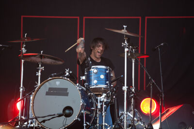 Danko Jones @ Dour 2013, picture 11, photographed by Dorien Goetschalckx - FrontView Magazine