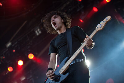 Danko Jones @ Dour 2013, picture 21, photographed by Dorien Goetschalckx - FrontView Magazine