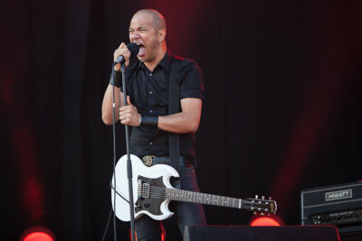 Danko Jones @ Dour 2013, picture 23, photographed by Dorien Goetschalckx - FrontView Magazine