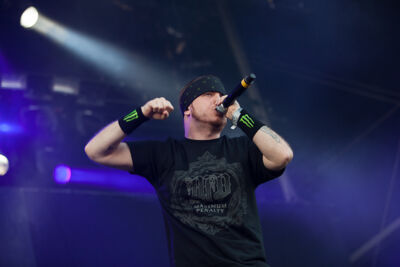 Hatebreed @ Dour 2013, foto 1, foto's door Dorien Goetschalckx - FrontView Magazine